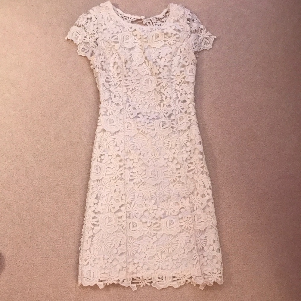 Lulus lace white dress